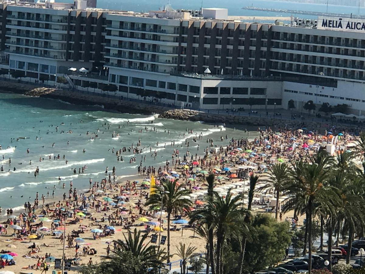 Apartamento Con Vistas Al Mar Primera Linea De Playa Del Postiguet Alicante Exteriér fotografie