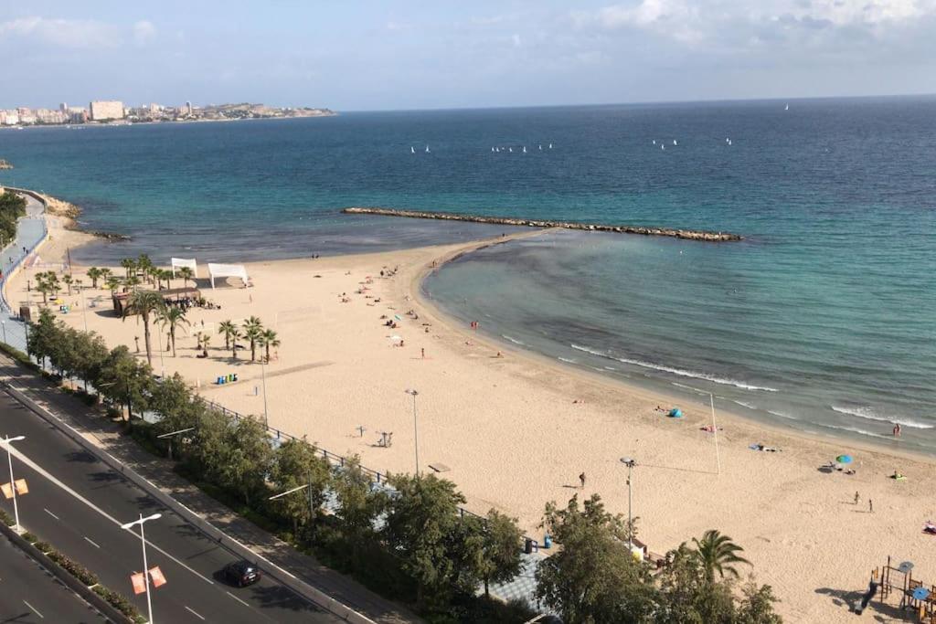 Apartamento Con Vistas Al Mar Primera Linea De Playa Del Postiguet Alicante Exteriér fotografie