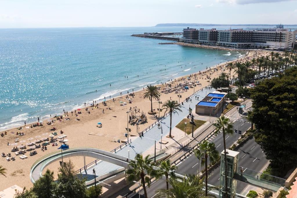 Apartamento Con Vistas Al Mar Primera Linea De Playa Del Postiguet Alicante Exteriér fotografie