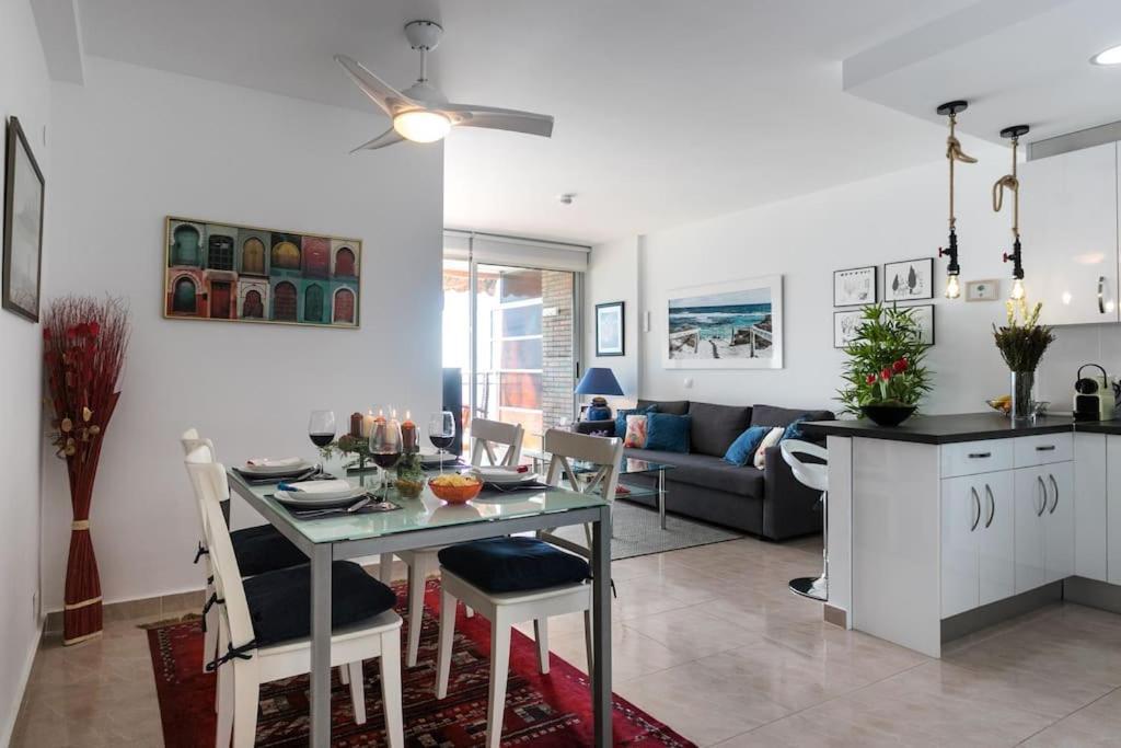 Apartamento Con Vistas Al Mar Primera Linea De Playa Del Postiguet Alicante Exteriér fotografie